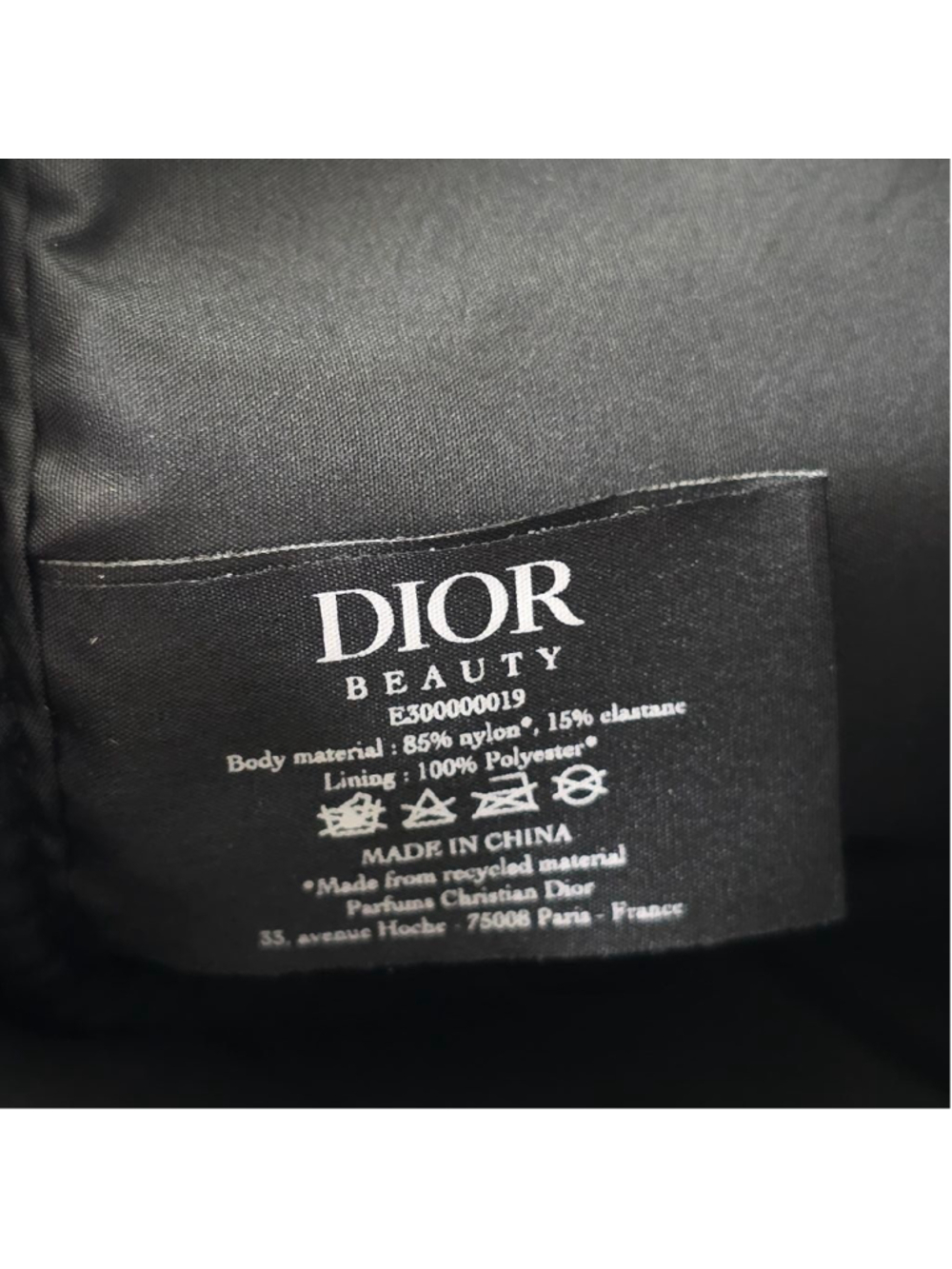 Unisex Dior Toiletry Bag Medium Blue - Picture 8 of 8